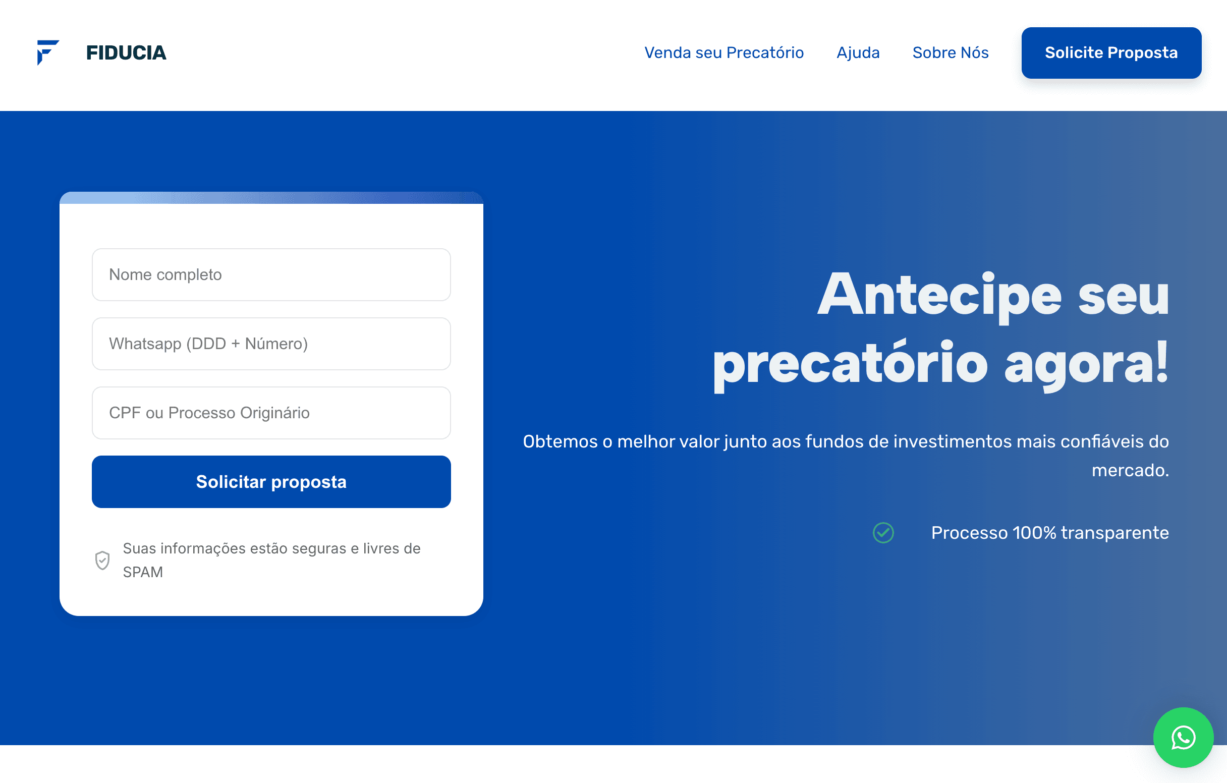 Fiducia Precatórios