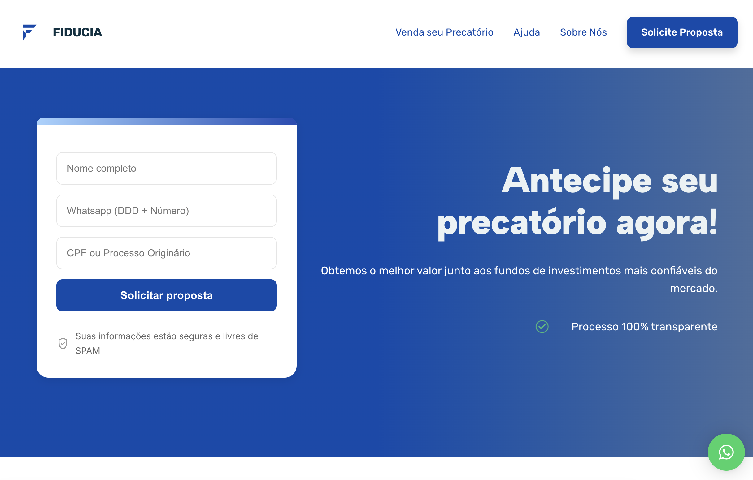 Fiducia Precatórios